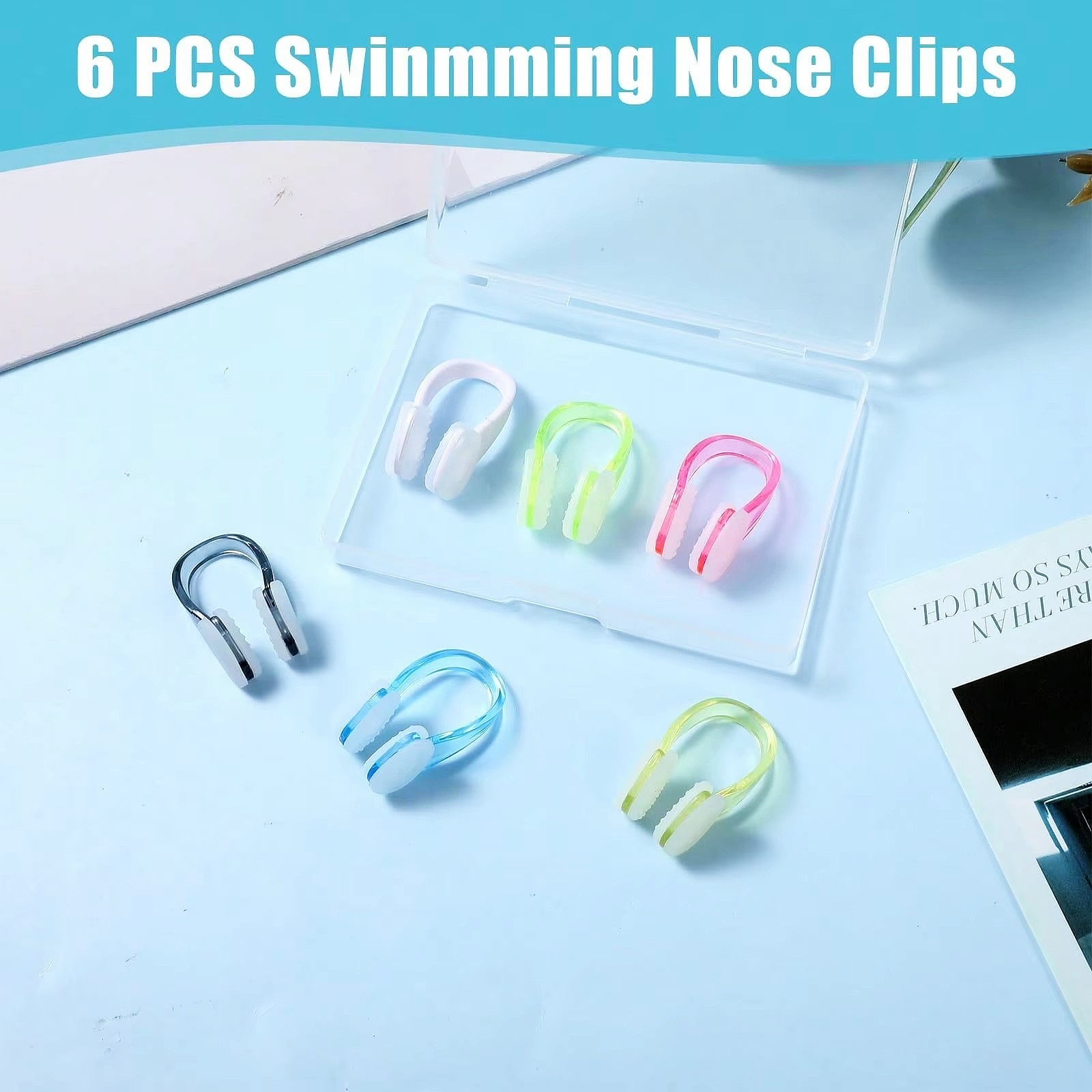 Us Aquatic Sports - Clip Nasali in Silicone Impermeabili per