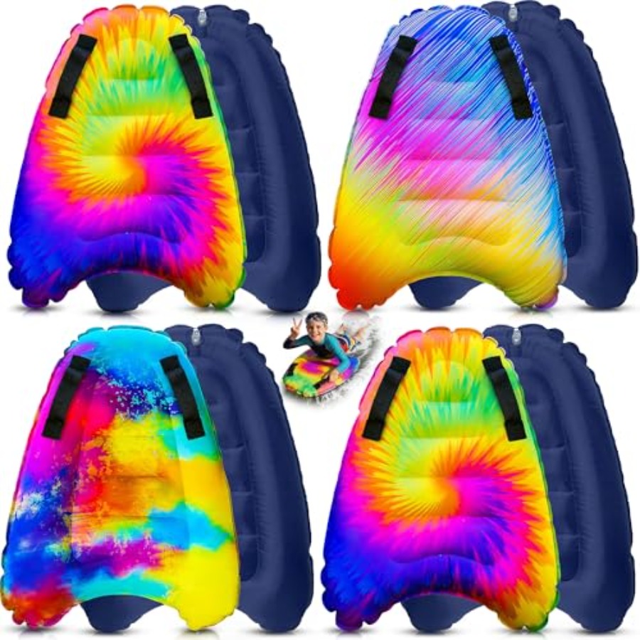 Bodyboard Boogie Board - Set di 4 Tavole Gonfiabili da